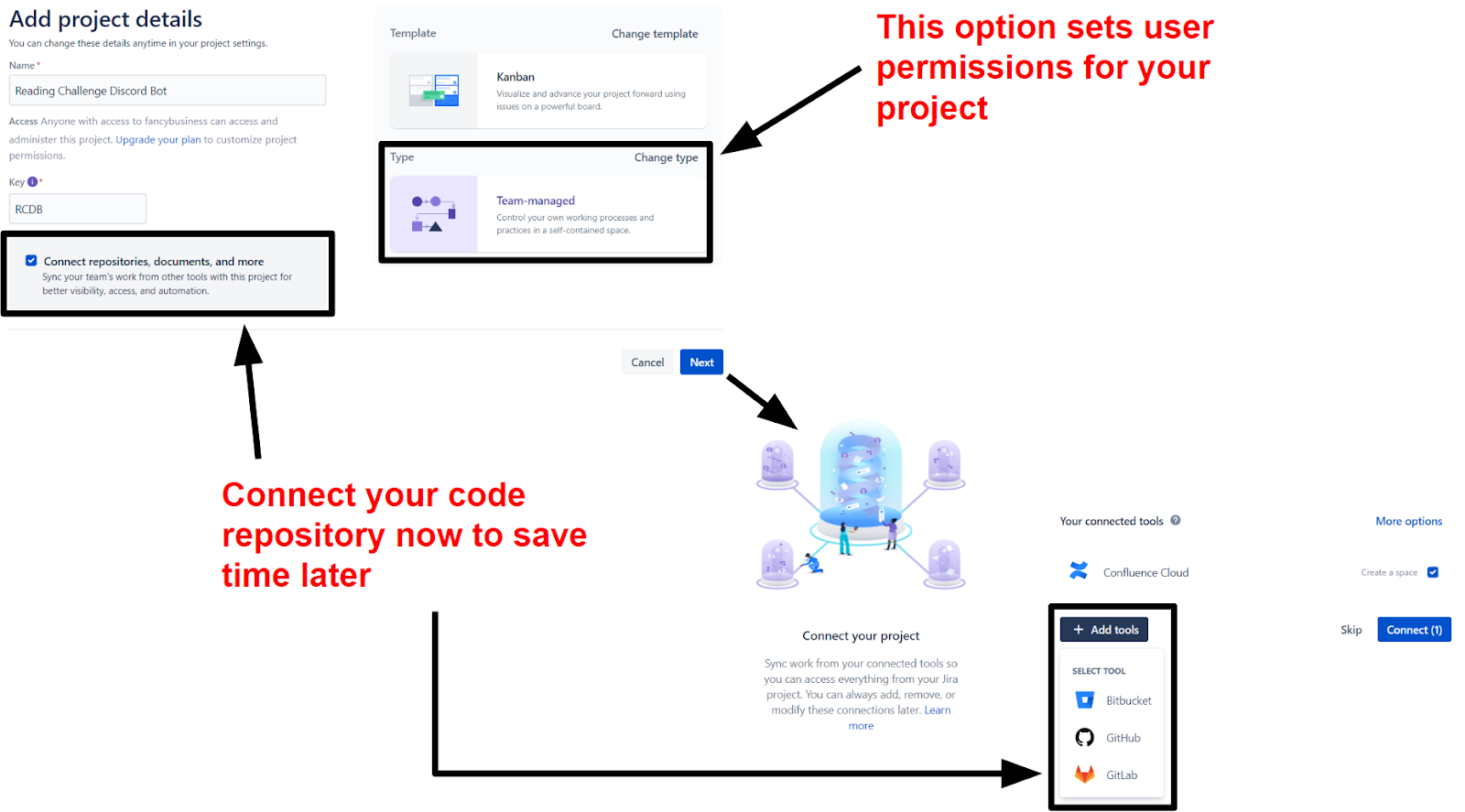 Setting up a project on Jira