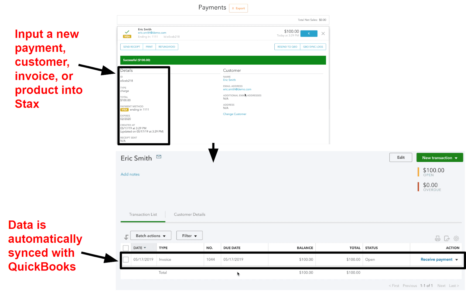 Stax's QuickBooks Pro Data Sync add-on